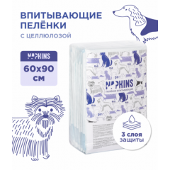 NAPKINS Впитывающие пеленки для собак 60х90 см NAPKINS Впитывающие пеленки для собак 60х90 см
