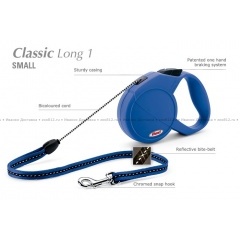 FLEXI CLASSIC NEW трос S Рулетка для собак 5 м/12 кг синий FLEXI CLASSIC NEW трос S Рулетка для собак 5 м/12 кг синий