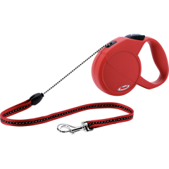 FLEXI CLASSIC NEW трос M Рулетка для собак 5 м/20 кг красный FLEXI CLASSIC NEW трос M Рулетка для собак 5 м/20 кг красный
