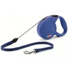 FLEXI CLASSIC NEW трос M Рулетка для собак 5 м/20 кг синий FLEXI CLASSIC NEW трос M Рулетка для собак 5 м/20 кг синий