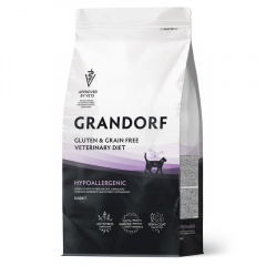Grandorf VET Hypoallergenic Полнорационный диетический корм для кошек, применяемый при пищевой аллергии или пищевой непереносимости. Grandorf VET Hypoallergenic Полнорационный диетический корм для кошек, применяемый при пищевой аллергии или пищевой непереносимости.