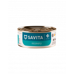 Savita vet Recovery ветеринарный диетический влажный корм для взрослых кошек и собак в период анорексии, выздоровления и послеоперационного восстановления 100 г Savita vet Recovery ветеринарный диетический влажный корм для взрослых кошек и собак в период анорексии, выздоровления и послеоперационного восстановления 100 г