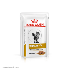 Royal Canin URINARY S/O Moderate Calorie - Роял Канин диета для кошек при мочекаменной болезни с умеренным содержанием энергии, пауч 85 гр Royal Canin URINARY S/O Moderate Calorie - Роял Канин диета для кошек при мочекаменной болезни с умеренным содержанием энергии, пауч 85 гр