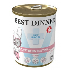 Best Dinner Exclusive Vet Profi Gastrointestinal Low Fat Бест Диннер Вет Профи гастроинтестинал лоу фэт консервы для собак с птицей 340 гр Best Dinner Exclusive Vet Profi Gastrointestinal Low Fat Бест Диннер Вет Профи гастроинтестинал лоу фэт консервы для собак с птицей 340 гр