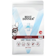 Best Dinner Vet Profi HEPATIC Полнорационный диетический сухой корм при заболеваниях печени у взрослых собак всех пород Best Dinner Vet Profi HEPATIC Полнорационный диетический сухой корм при заболеваниях печени у взрослых собак всех пород