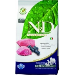 FARMINA N&D Lamb&Blueberry Adult Фармина беззерновой корм для собак средних и крупных пород ягненок с черникой 12 кг FARMINA N&D Lamb&Blueberry Adult Фармина беззерновой корм для собак средних и крупных пород ягненок с черникой 12 кг