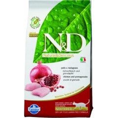 FARMINA N&D Cat Chicken&Pomegranate Adult Фармина Корм для кошек беззерновой курица с гранатом 10 кг FARMINA N&D Cat Chicken&Pomegranate Adult Фармина Корм для кошек беззерновой курица с гранатом 10 кг
