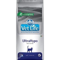 FARMINA Vet Life Cat UltraHypo Фармина Диета для кошек при реакции на пищу 10 кг FARMINA Vet Life Cat UltraHypo Фармина Диета для кошек при реакции на пищу 10 кг