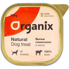 Organix лакомства влажное лакомство для собак бычьи семенники в желе, цельные 300 гр Organix лакомства влажное лакомство для собак бычьи семенники в желе, цельные 300 гр