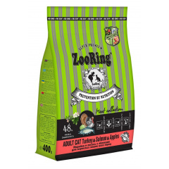 ZooRing Adult Cat Turkey and Salmon and Apples ЗооРинг корм для кошек Индейка и лосось c яблоками ZooRing Adult Cat Turkey and Salmon and Apples ЗооРинг корм для кошек Индейка и лосось c яблоками