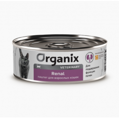 Organix vet Renal влажный диетический корм для взрослых кошек для поддержания функции почек, 100 г Organix vet Renal влажный диетический корм для взрослых кошек для поддержания функции почек, 100 г