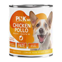 Pink - Пинк полнорационные консервы для собак Курочка с потрошками 400г Pink - Пинк полнорационные консервы для собак Курочка с потрошками 400г