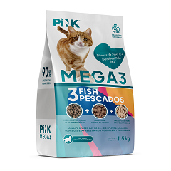 PINK MEGA 3 Пинк корм для кошек Три вида рыбы (крокет+запеченное+сублимированное мясо) 1,5кг PINK MEGA 3 Пинк корм для кошек Три вида рыбы (крокет+запеченное+сублимированное мясо) 1,5кг